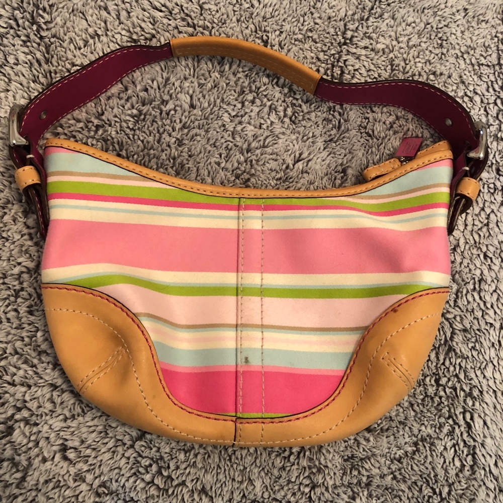 Coach Striped Bag - Picture 2 of 8
